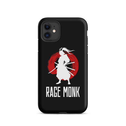 Phone case featuring Rage Monk graphic – spiritual chaos aesthetic for Gen Z by HouseOfDronx