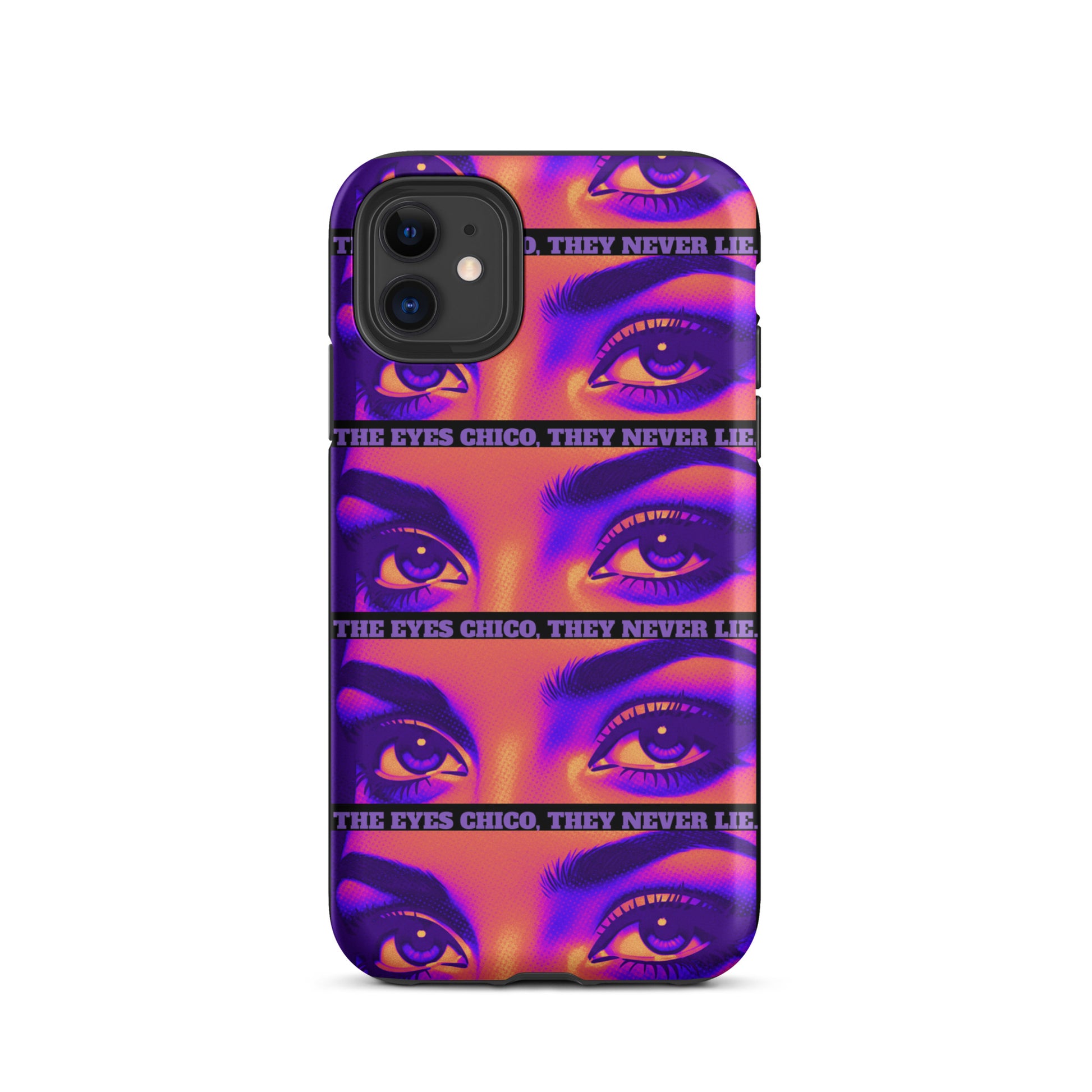 Cool aesthetic pop art phone case with retro eyes and scarface quote - HouseOfDronx