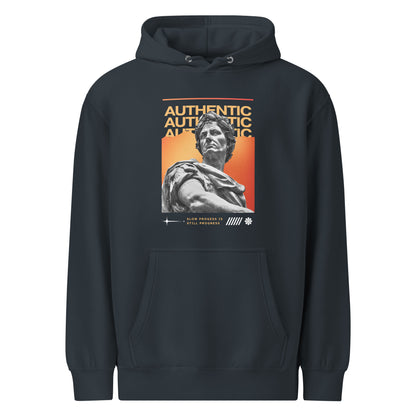 Oversized brown graphic hwith AUTHENTIC Roman statue print – HouseOfDronx unisex streetwear