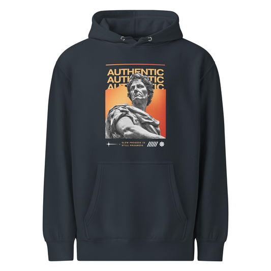 Oversized brown graphic hwith AUTHENTIC Roman statue print – HouseOfDronx unisex streetwear
